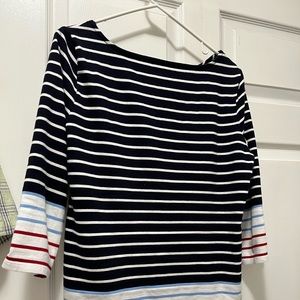 Talbots Womens 100% Cotton Tee